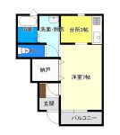 気仙沼市の貸アパートのHUGEL325 102号の画像2